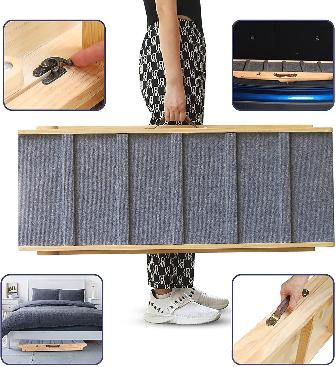 Ladder Pet Climbing Ramp Steps