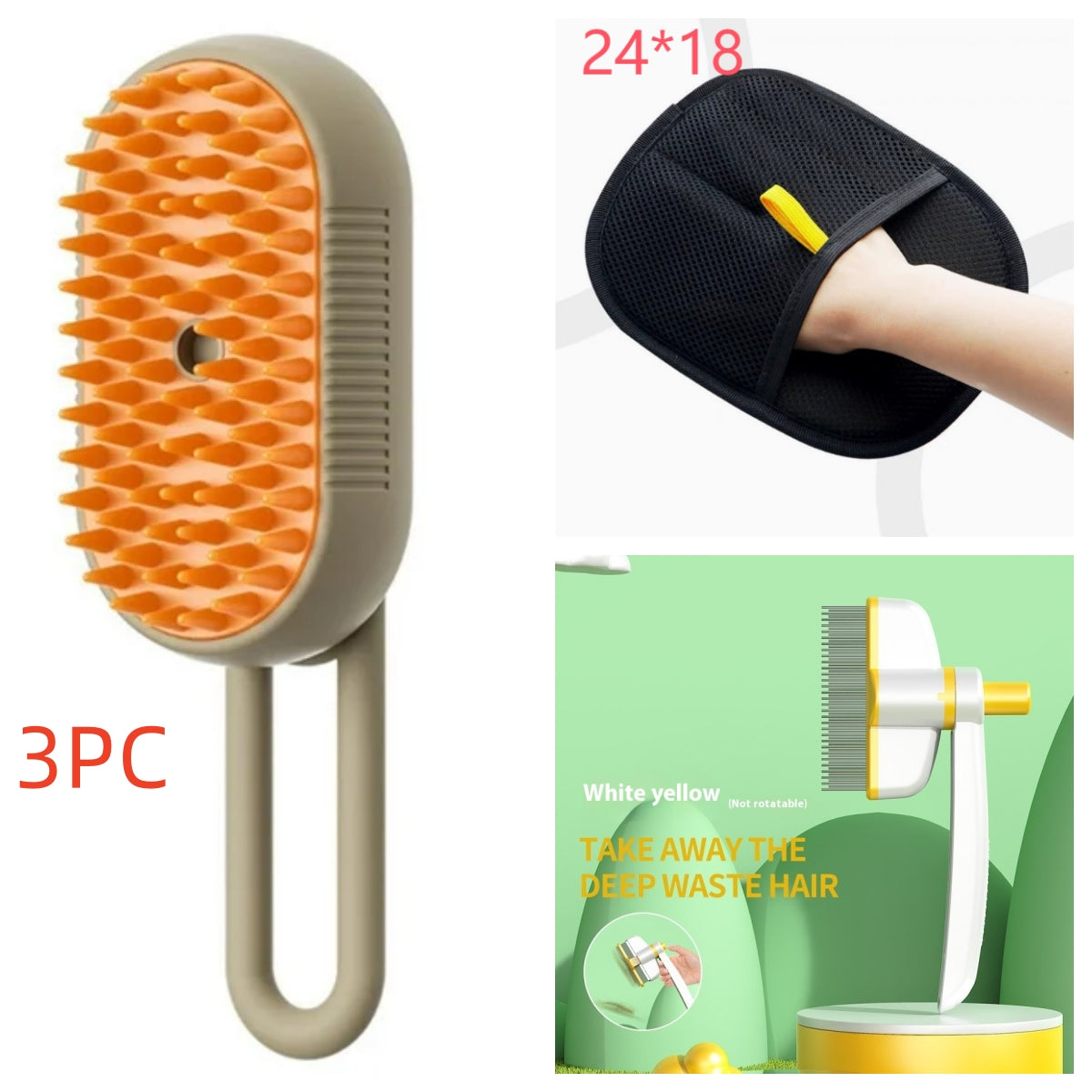 Pet Steam Brush