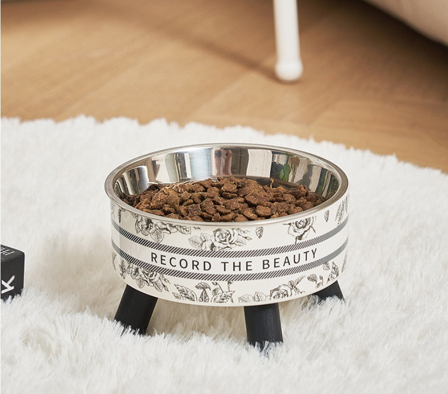 Stainless Anti Slip Bowl With Neck Protection