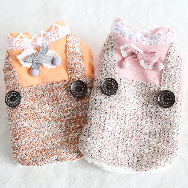 Round Suspenders Dog Clothes