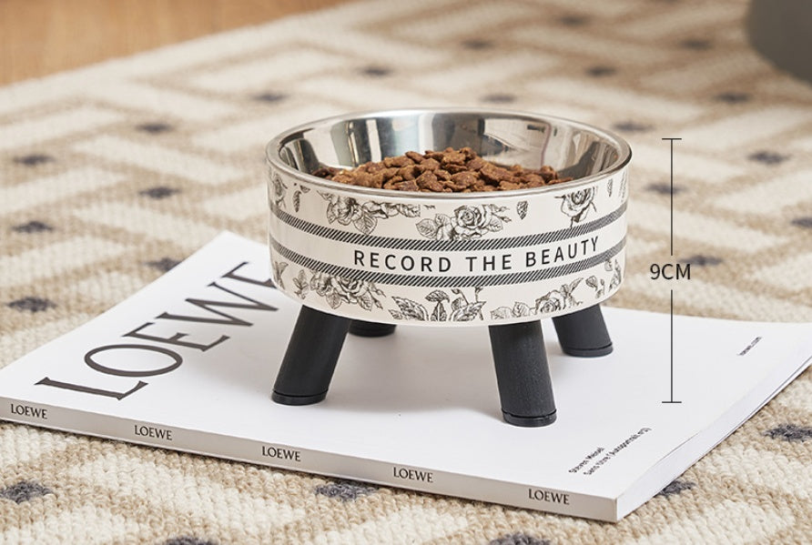 Stainless Anti Slip Bowl With Neck Protection