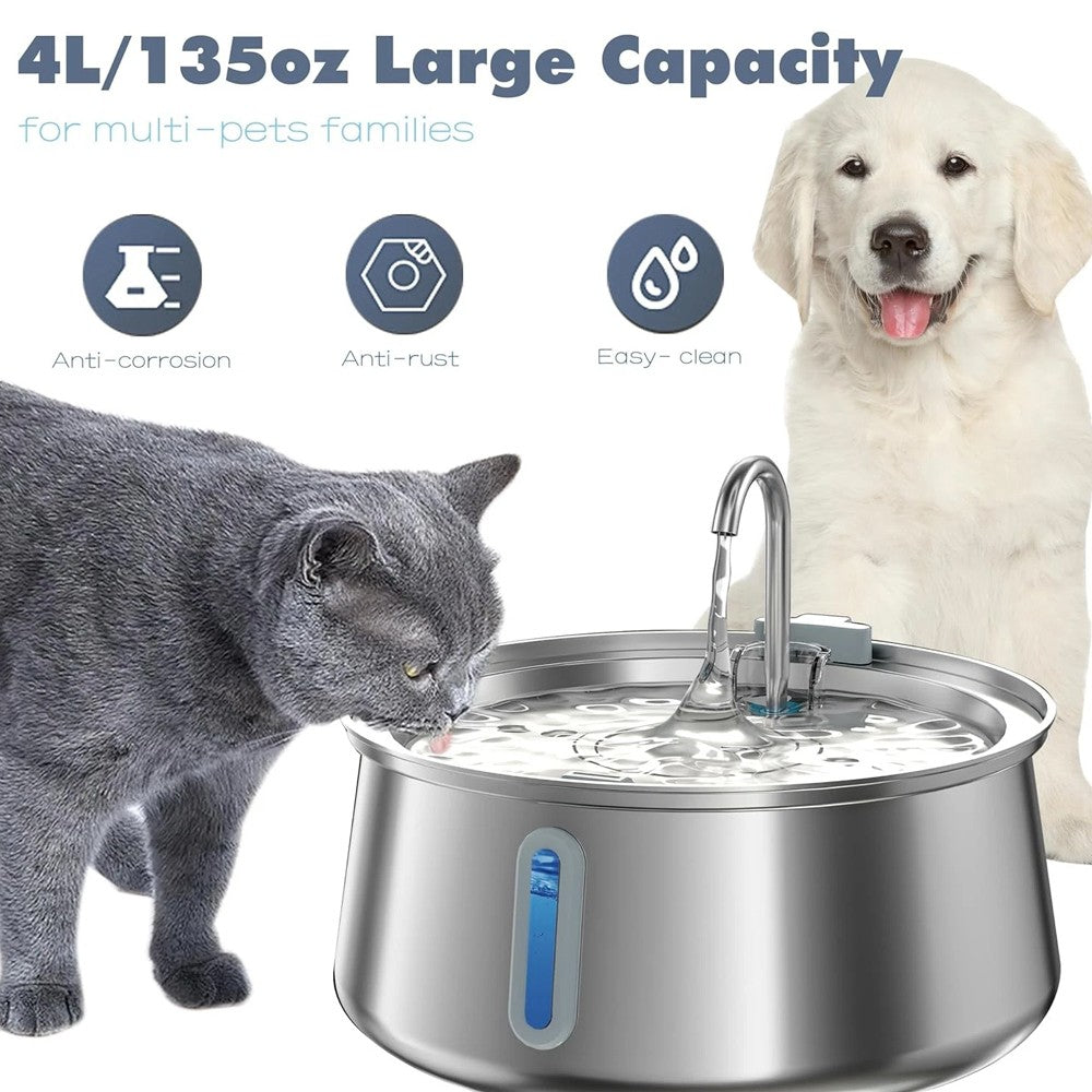 4L Automatic LED Water Fountain