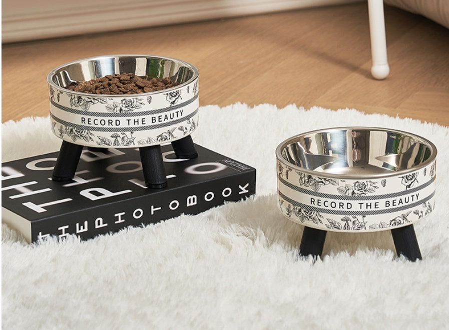 Stainless Anti Slip Bowl With Neck Protection